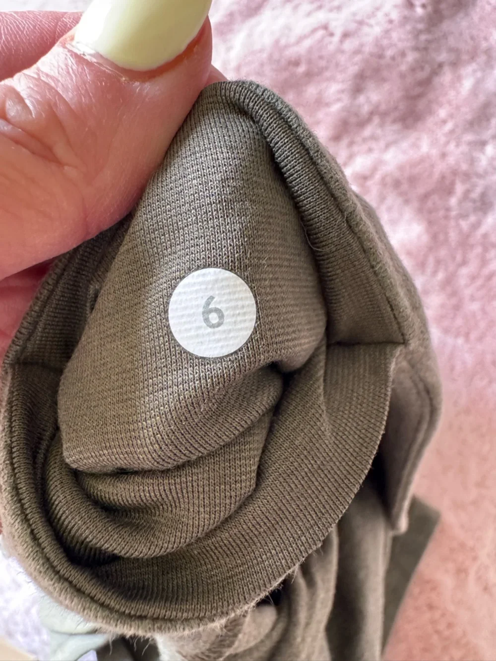 Lululemon Olive Green Leggings Size 6